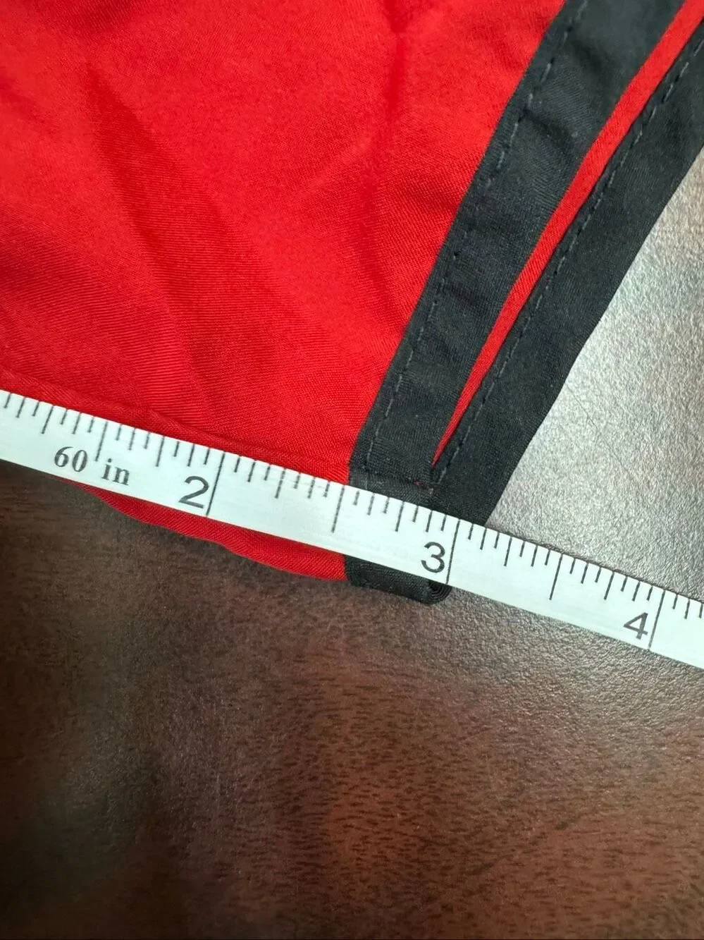Nike Dri-Fit Red and White Athletic Shorts Size Small